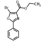 CAS 登录号：460081-28-1， 乙基5-溴-2-苯基-1,3-恶唑-4-羧酸酯