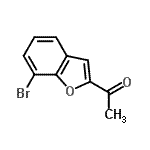 CAS 登录号：460086-95-7， 1-(7-溴-1-苯并呋喃-2-基)乙酮