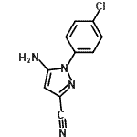 CAS#: 460331-57-1, 5-Amino-1-(4-Chlorophenyl)-1H-Pyrazole-3-Carbonitrile