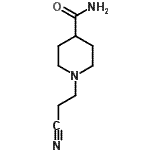 CAS#: 4608-80-4, 1-(2-Cyanoethyl)-4-Piperidinecarboxamide