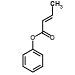CAS 登录号：46117-37-7， 苯基(2E)-2-丁烯酸酯