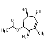 CAS#: 461389-19-5, (1R,5R,6R)-5,6-Dihydroxy-3-Methyl-2-Methylene-3-Cyclohepten-1-Yl Acetate