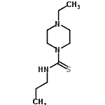 CAS 登录号：461456-90-6， 4-乙基-N-丙基-1-哌嗪基硫代亚氨基甲酸