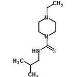 CAS 登录号：461456-92-8， 4-乙基-N-异丁基-1-哌嗪基硫代亚氨基甲酸