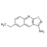 CAS 登录号：462067-08-9， 6-乙基[1,2]噻唑并[5,4-b]喹啉-3-胺