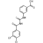 CAS#: 462099-29-2, 3-{[(3,4-Dichlorobenzoyl)Carbamothioyl]Amino}Benzoic Acid