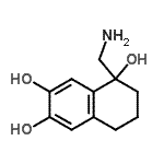 CAS 登录号：462100-28-3， 1-(氨基甲基)-1,2,3,4-四氢-1,6,7-萘三酚