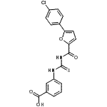 CAS 登录号：462603-86-7， 3-({[5-(4-氯苯基)-2-糠酰]硫代氨基甲酰}氨基)苯甲酸