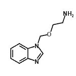 CAS 登录号：46277-17-2， 2-(1H-苯并咪唑-1-基甲氧基)乙胺