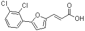 CAS 登录号：463351-44-2， (2E)-3-[5-(2,3-二氯苯基)-2-呋喃基]丙烯酸