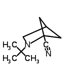 CAS 登录号：463961-52-6， 2-(2-甲基-2-丙基)-2-氮杂双环[2.1.1]己烷-1-甲腈