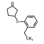 CAS#: 46410-31-5, 3-(2-Ethylphenoxy)Pyrrolidine