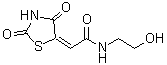 CAS#: 464900-87-6, 2-(2,4-Dioxo-5-Thiazolidinylidene)-N-(2-Hydroxyethyl)-Acetamide