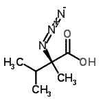CAS 登录号：467221-69-8， (2S)-2-叠氮基-2,3-二甲基丁酸