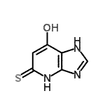CAS 登录号：467245-45-0， 7-羟基-1,4-二氢-5H-咪唑并[4,5-b]吡啶-5-硫酮