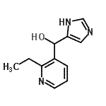 CAS#: 469863-91-0, (2-Ethyl-3-Pyridinyl)(1H-Imidazol-5-Yl)Methanol
