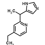 CAS#: 469863-96-5, 4-Ethyl-2-[1-(1H-Imidazol-5-Yl)Ethyl]Pyridine