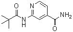 CAS 登录号：470463-37-7， 2-[(2,2-二甲基-1-氧代丙基)氨基]-4-吡啶甲酰胺