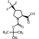 CAS 登录号：470482-41-8， (4S)-1-{[(2-甲基-2-丙基)氧基]羰基}-4-(三氟甲基)-L-脯氨酸