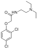 CAS 登录号：47085-76-7， 2-(2,4-二氯苯氧基)-N-(2-(二乙基氨基)乙基)乙酰胺