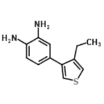 CAS 登录号：471239-84-6， 4-(4-乙基-3-噻吩基)-1,2-苯二胺