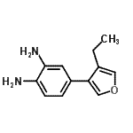 CAS 登录号：471239-85-7， 4-(4-乙基-3-呋喃基)-1,2-苯二胺