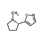CAS#: 472960-17-1, 5-[(2S)-1-Methyl-2-Pyrrolidinyl]-1,2-Oxazole