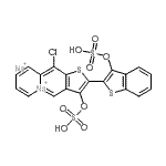 CAS#: 4735-07-3, 9-Chloro-2-[3-(Sulfooxy)Benzo[b]Thien-2-Yl]-Naphtho[2,3-b]Thiophene-3-Ol Hydrogen Sulfate Sodium Salt (1:2)