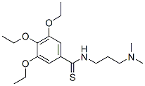 CAS 登录号：47354-67-6， N-[3-(二甲基氨基)丙基]-3,4,5-三乙氧基硫代苯甲酰胺
