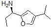 CAS 登录号：473733-02-7， (alphaR)-alpha-乙基-4-(1-甲基乙基)-2-呋喃甲胺