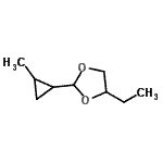 CAS 登录号：473838-34-5， 4-乙基-2-(2-甲基环丙基)-1,3-二氧戊环