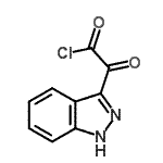 CAS 登录号：474011-82-0， 1H-吲唑-3-基(氧代)乙酰氯