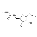 CAS 登录号：474105-04-9， 甲基5-(丙烯酰氨基)-5-脱氧-D-呋喃核糖苷