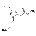 CAS 登录号：474433-35-7， 甲基(1-丁基-4-乙基-1H-吡咯-2-基)乙酸酯