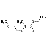CAS 登录号：474510-45-7， 乙基(2-甲氧基乙氧基)甲基氨基甲酸酯