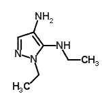 CAS 登录号：474649-93-9， N<sup>5</sup>,1-二乙基-1H-吡唑-4,5-二胺