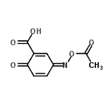 CAS 登录号：474660-24-7， (3Z)-3-(乙酰基乙基氧基亚氨基)-6-氧代-1,4-环己二烯-1-羧酸