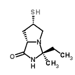 CAS#: 474670-28-5, (3S,6S,7aS)-3-Ethyl-3-Methyl-6-Sulfanylhexahydro-1H-Pyrrolo[1,2-c]Imidazol-1-One