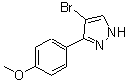CAS 登录号：474706-38-2， 4-溴-3-(4-甲氧基苯基)-1H-吡唑