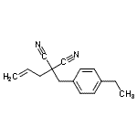 CAS 登录号：475197-57-0， 烯丙基(4-乙基苄基)丙二腈