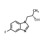 CAS 登录号：475216-09-2， (2S)-1-(5-氟-1H-苯并咪唑-1-基)-2-丙醇