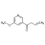 CAS 登录号：475288-19-8， 1-(5-甲氧基-3-吡啶基)-3-丁烯-1-酮