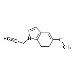 CAS 登录号：475473-79-1， 5-甲氧基-1-(2-丙炔-1-基)-1H-吲哚