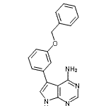 CAS#: 475489-37-3, 5-[3-(Benzyloxy)Phenyl]-1H-Pyrrolo[2,3-d]Pyrimidin-4-Amine