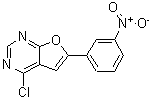 CAS#: 475585-22-9, 4-Chloro-6-(3-Nitrophenyl)Furo[2,3-d]Pyrimidine