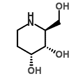 CAS 登录号：475630-67-2， (2S,3S,4R)-2-(羟基甲基)-3,4-哌啶二醇