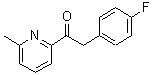 CAS 登录号：476472-56-7， 2-(4-氟苯基)-1-(6-甲基-2-吡啶基)乙酮