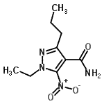 CAS 登录号：476687-43-1， 1-乙基-5-硝基-3-丙基-1H-吡唑-4-甲酰胺