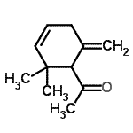 CAS 登录号：476689-61-9， 1-(2,2-二甲基-6-亚甲基-3-环己烯-1-基)乙酮