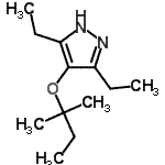 CAS#: 476692-27-0, 3,5-Diethyl-4-[(2-Methyl-2-Butanyl)Oxy]-1H-Pyrazole
